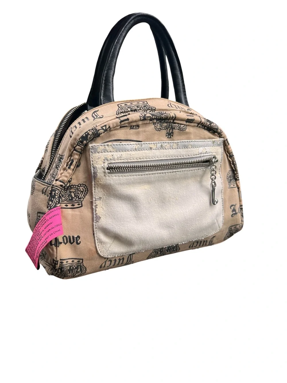 Vintage Y2K Juicy Couture Velour Bowler Bag